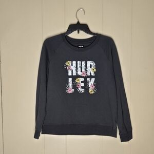 Hurley Floral Graphic Sweatshirt Women's Size M